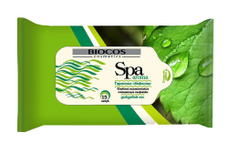 Влажные салфетки BioCos SPA Aroma дождевой лес, уп.15