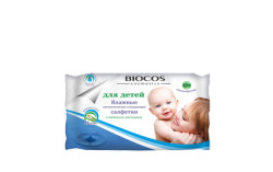 Влажные салфетки BioCos для детей, уп.15